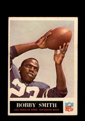 1965 Philadelphia #95 Bobby Smith Los Angeles Rams VG(Crease)