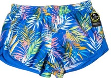 NWT Lined Running Shorts Women's XXL 20 Athletic Works Tropical Print Wicking