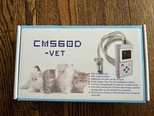 CMS60D Veterinary Pulse Oximeter Handheld SPO2 PR Monitor Tongue Probe+SW