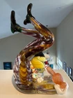 Rare Vintage Italian Murano Glass Clown  with Original Murano Sticker