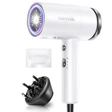 Hair Dryer with Diffuser 1875W Ionic Blow Dryer for Fast Drying with Concentr...