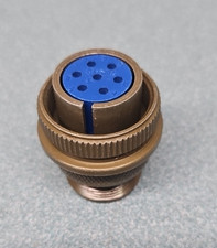 Amphenol 97-3106A-16S-1S olive drab connector, metal circ, straight plug