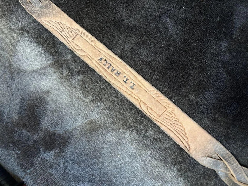 DOUBLE RL Leather Braided With Emblem RR Ralph Lauren New From Japan - Image 4 of 4