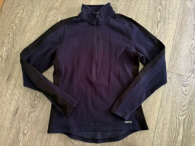 Pull manches courtes Kerrits bleu motif mors 1/4 zip taille S