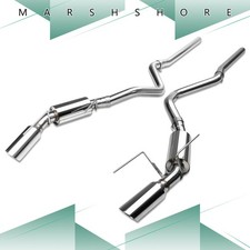 Fits 05-09 Mustang Gt 4.6 D2c Dual 3.75 Muffler Tip Stainless Catback Exhaust Fits 05-09 Mustang Gt 4.6 D2c Dual 3.75 Muffler Tip Stainless Catback Exhaust