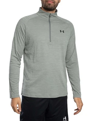 Under Armour Pour des hommes Haut de survêtement texturé technique, Gris - Photo 1/4