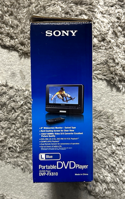 SONY ポータブルDVDプレーヤー DVP-FX810 Sony DVP-FX810 Portable DVD Player (8