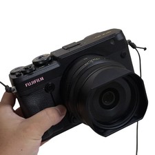 Metal Square Lens Hood for Fujifilm GF50mm F3.5 R LM WR Lens -GFX50R Accessories