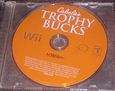 Cabela's Trophy Bucks (Nintendo Wii) Play Tested W/Pic, Disc Only VIDEO GAME Vtg