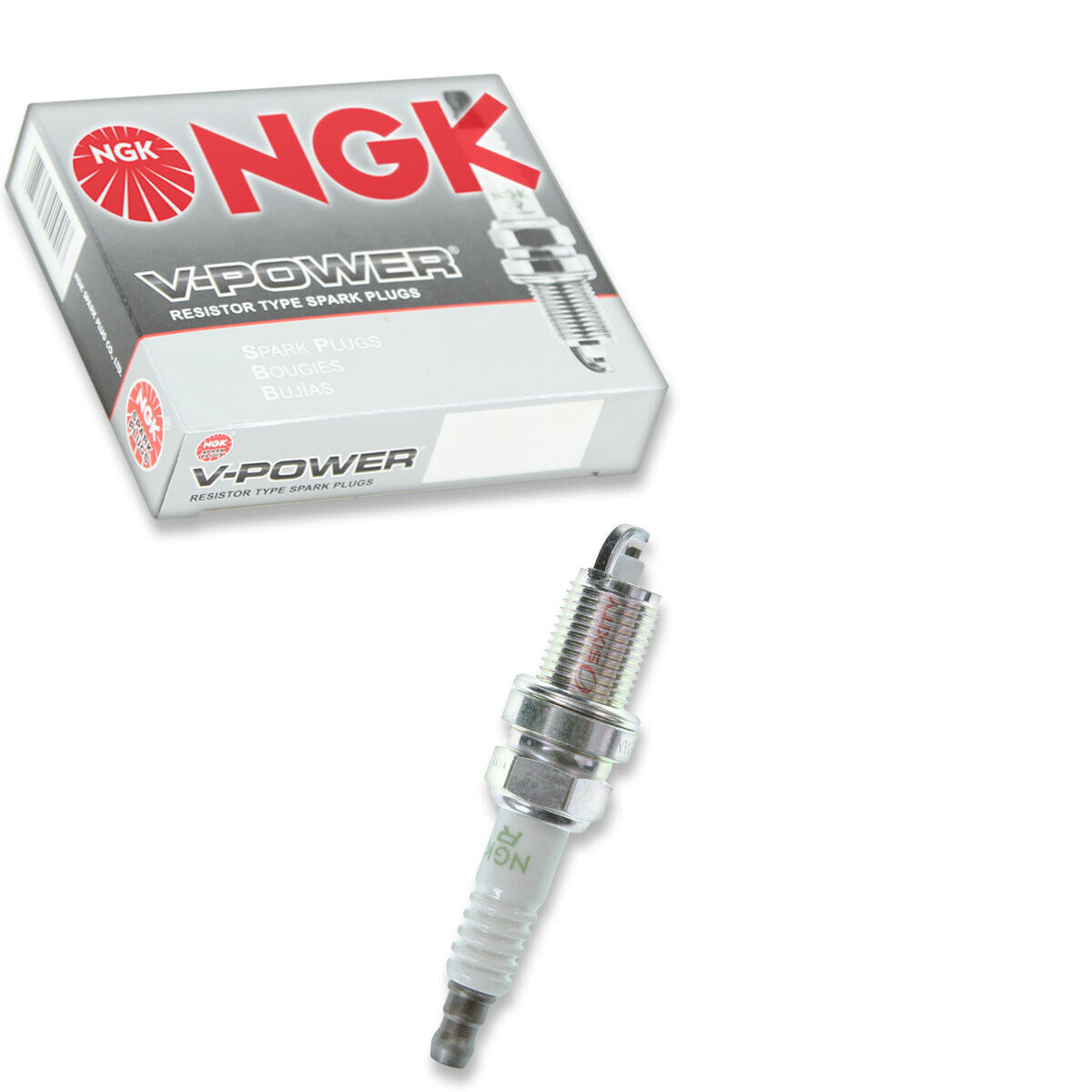 NGK 5084 ZFR5A-11 V-Power Spark Plug for QJ16CR11 QJ16C11 FR9HCV FR5LM FR3LM tg