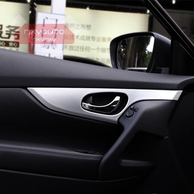 New Interior Door Handle Chrome Frame For Nissan X Trail Rogue