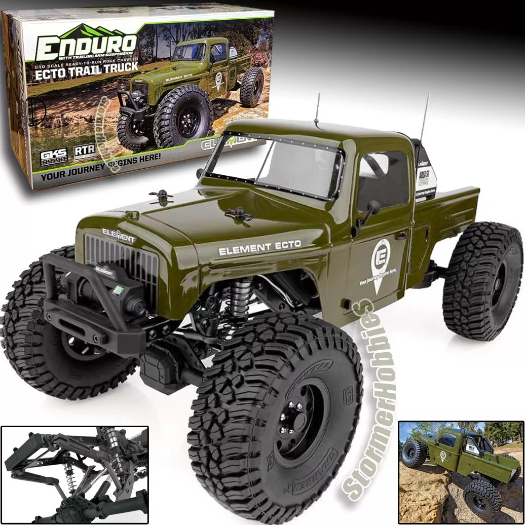 Enduro Ecto 1/10 Trail Truck, RTR, Green