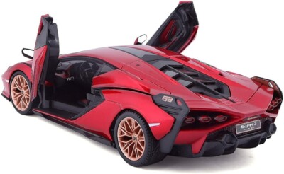 ブラーゴ　Burago ランボルギーニ　Sian FKP 37 1-18 Bburago 1:24 Lamborghini Sian FKP 37 Red Diecast Model Car
