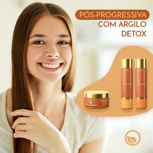 ARGILO DETOX-Shampoo+conditioner+Maske-Set zur Behandlung von Schuppen - Bild 4 von 6