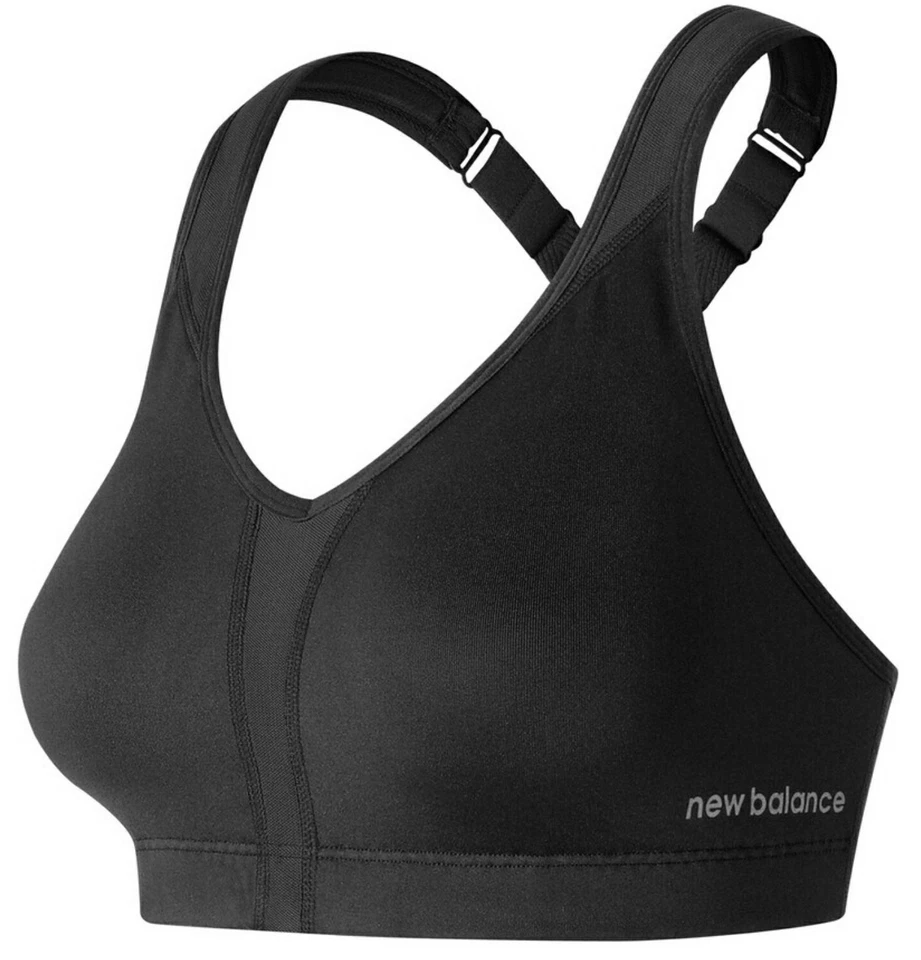 Sutiã esportivo New Balance feminino NB Power preto tamanho 36B 1207 - Imagem 2 de 2