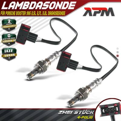 2x Lambdasonde vor + Nach Kat für Porsche Boxster 986 2.5l 2.7L 3.2L 1996-2003