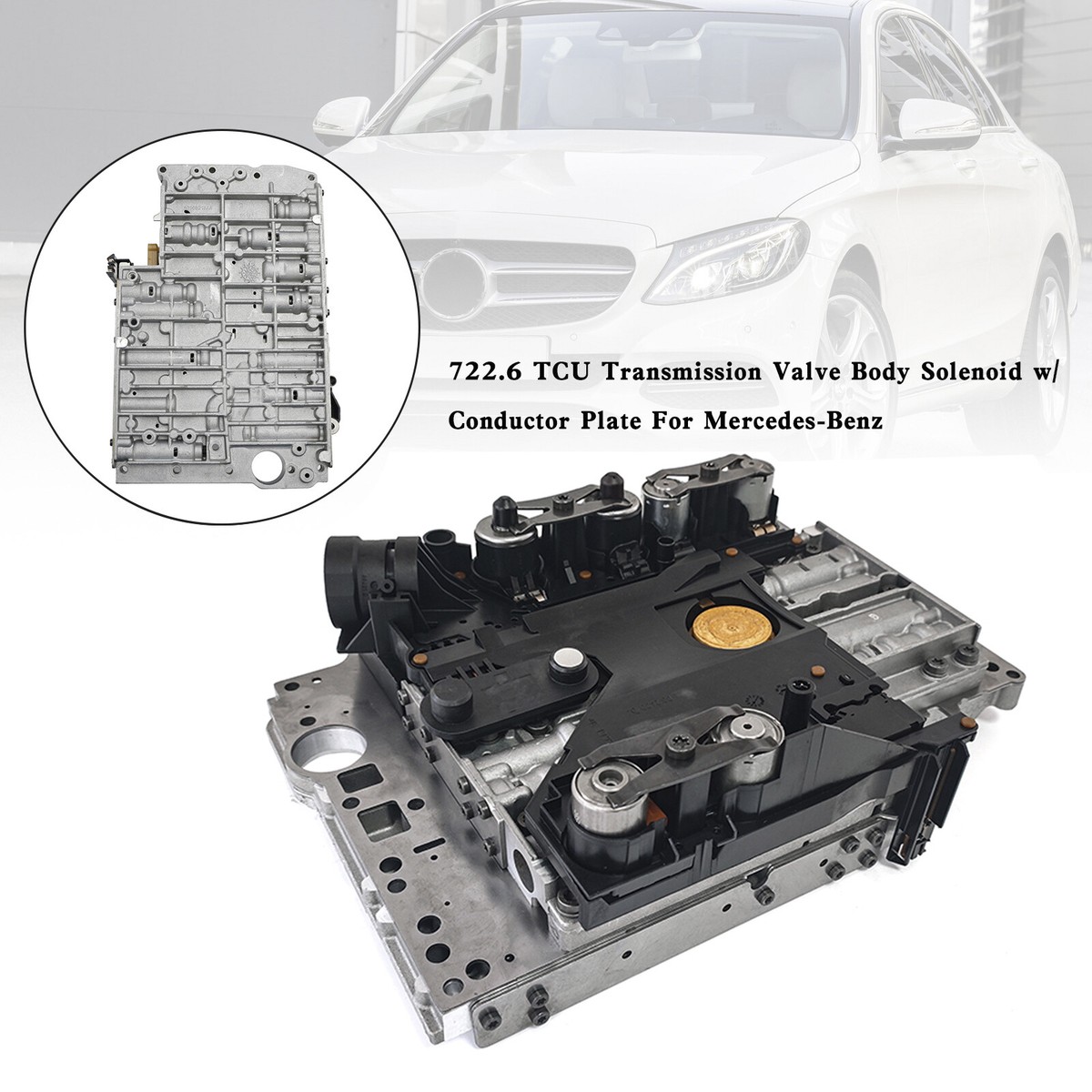 722.6 TCU Transmission Valve Body Solenoid w/Conductor Plate For