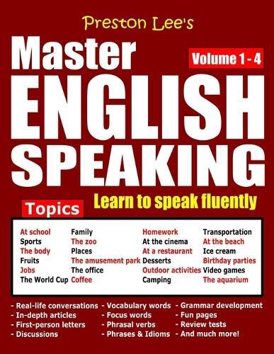 Matthew Preston Kevi Preston Lee's Master English Speaking - Volume  (Tascabile)