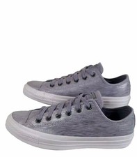 Converse Precious Metal Sneakers Suede Chuck Talor All Stars Womens Uk 8 Lilac