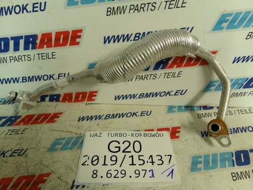 BMW F & G SERIE Ölleitung Turboladers Turbocharger oil line 12 km