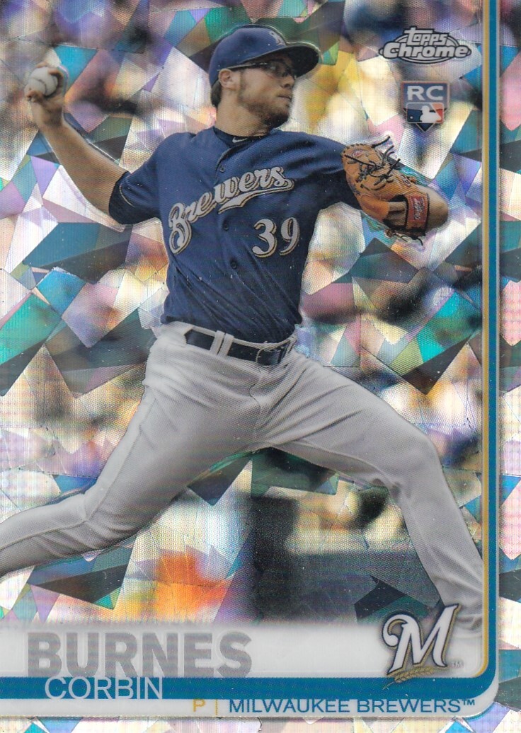 CORBIN BURNES TOPPS CHROME SAPPHIRE ROOKIE CARD RC ORIOLES #94 2019 19