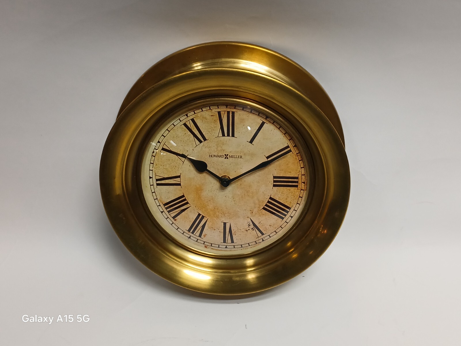 HOWARD MILLER 625-277 NAUTICAL TIME WALL CLOCK