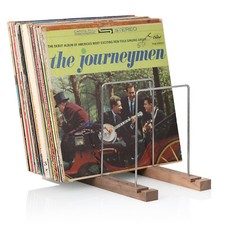 Vinyl Record Storage Holder Solid Wood Record Holder for Album Record Stand Rack