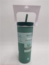 BlenderBottle 24oz Stainless Steel Strada Straw Tumbler - Sage Green SEE DETAILS