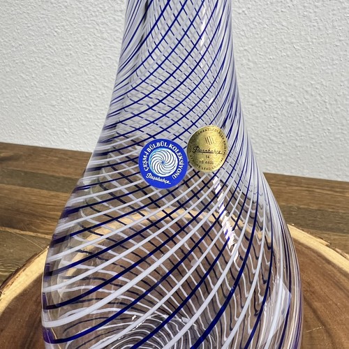 Pasabahce Turkish Glass Cesm-i Bülbül" “Nightingales Eye” Crystal Decanter RARE - Picture 9 of 10