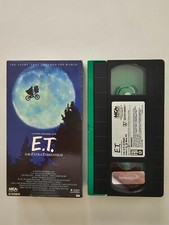 E.T. ET The Extra Terrestrial VHS 1988 Rare Green and Black Tape Spielberg