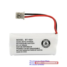 Kastar 2.4V Ni-MH Battery for Uniden BT-1008 BT-1016 BT-1019 BT-1021 BT-1025