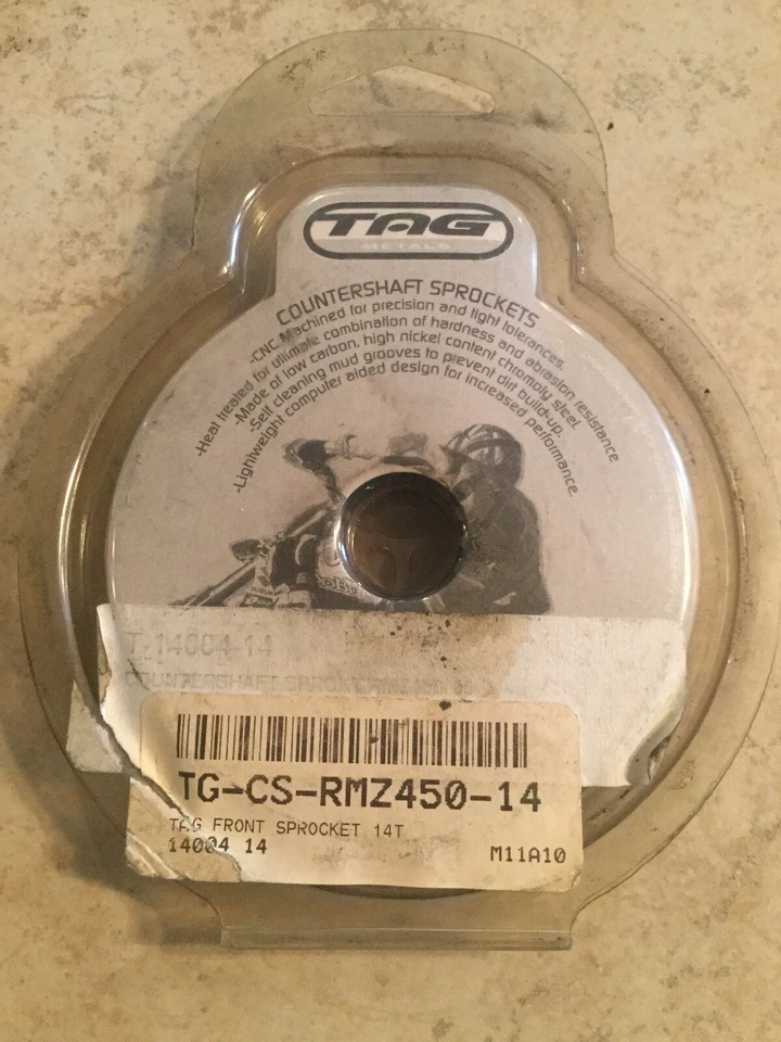 МЕТАЛЛИЧЕСКАЯ ЗВЕЗДОЧКА ПЕРЕДНЕГО ВАЛА 14T 14 ЗУБЬЕВ SUZUKI RMZ450 RMZ 14004-14 - Изображение 2 из 2