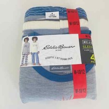 Eddie Bauer Boys 4-Piece Pajama Sleep Set, Choose size color, NWT