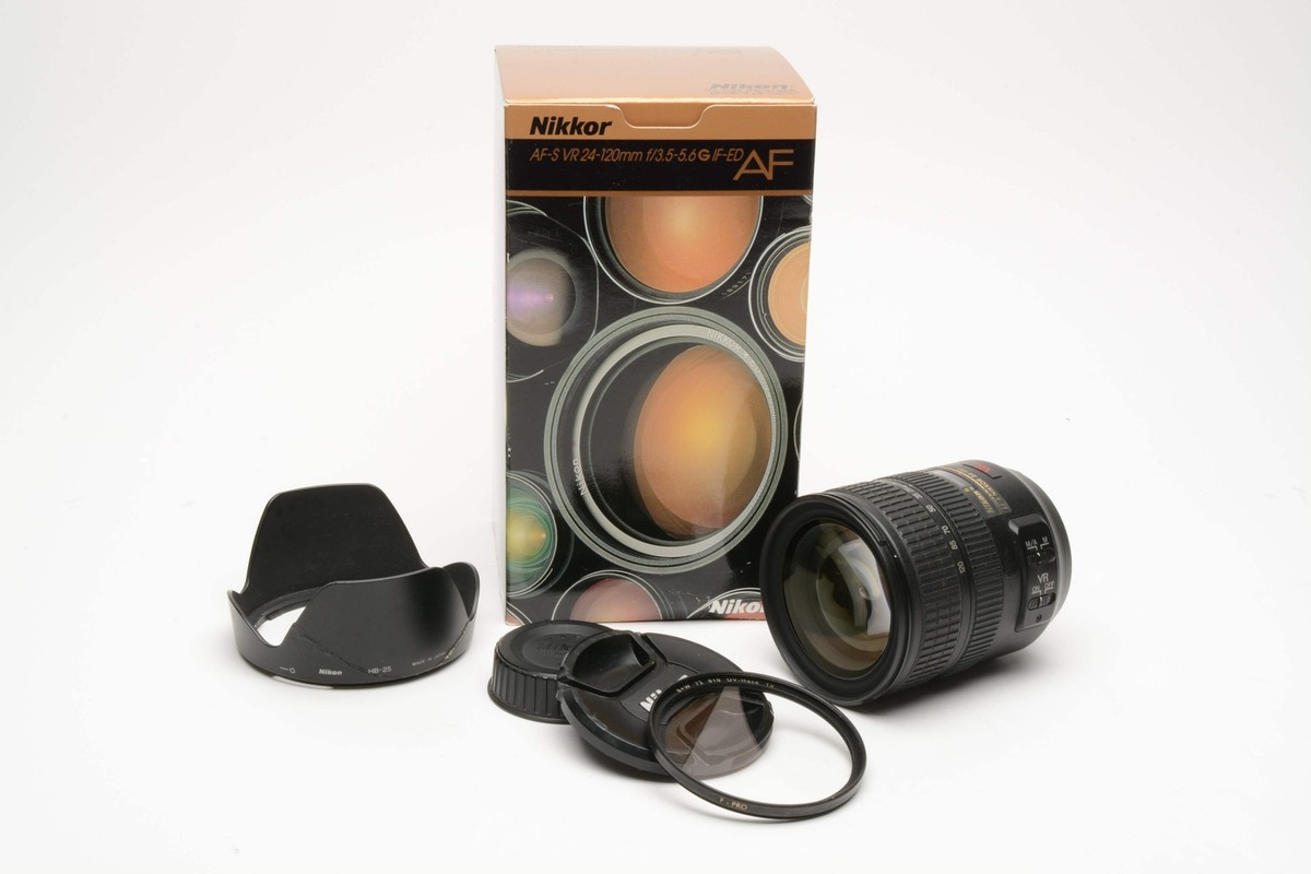 Nikon AF-S Nikkor 24-120mm f3.5-5.6G IF ED zoom, Boxed, Nice | eBay