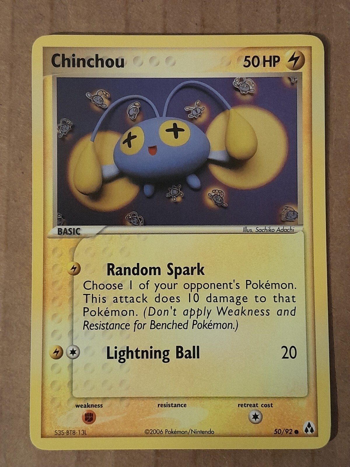 Pokemon Chinchou 50/92 Ex Legend Maker NM-Mt See Pictures