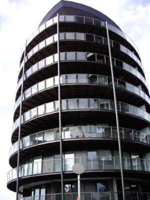 Foto 6x4 moderner Wohnblock an der Queenstown Road Westminster Teil von t c2009