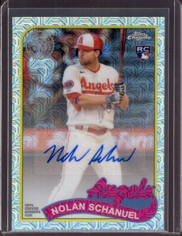 NOLAN SCHANUEL 2024 Topps Series 2 1989 Silver Pack Rookie RC Autograph Auto #85