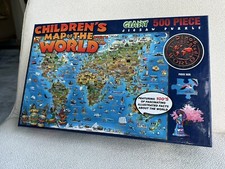Jigsaw Puzzle, CHILDREN  S MAP OF THE WORLD, 500 pcs., GIANT SIZE