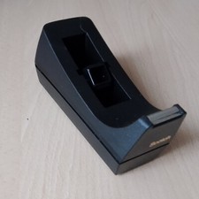 SCOTCH MAGIC TAPE DESKTOP DISPENSER C38 OFFICE BLACK PLASTIC MADE IN FRANCE