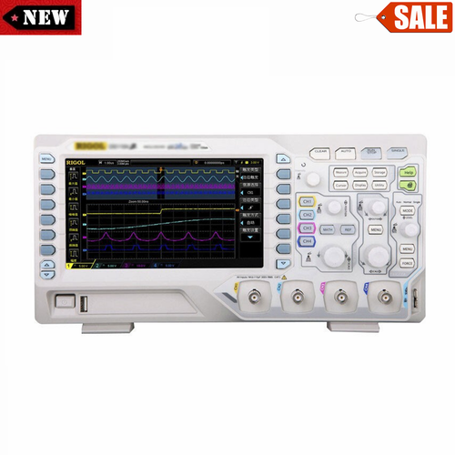 DS1202Z-E 200MHz Dual Channel Digital Oscilloscope 7-in Screen with 2 Probes