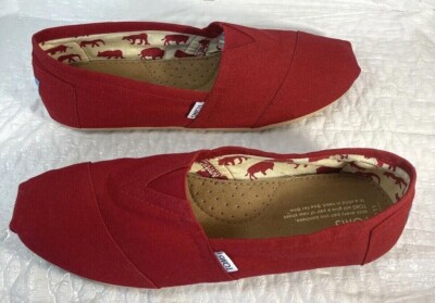 New TOMS Classic The Venice Collection Red Canvas Men display picture 3