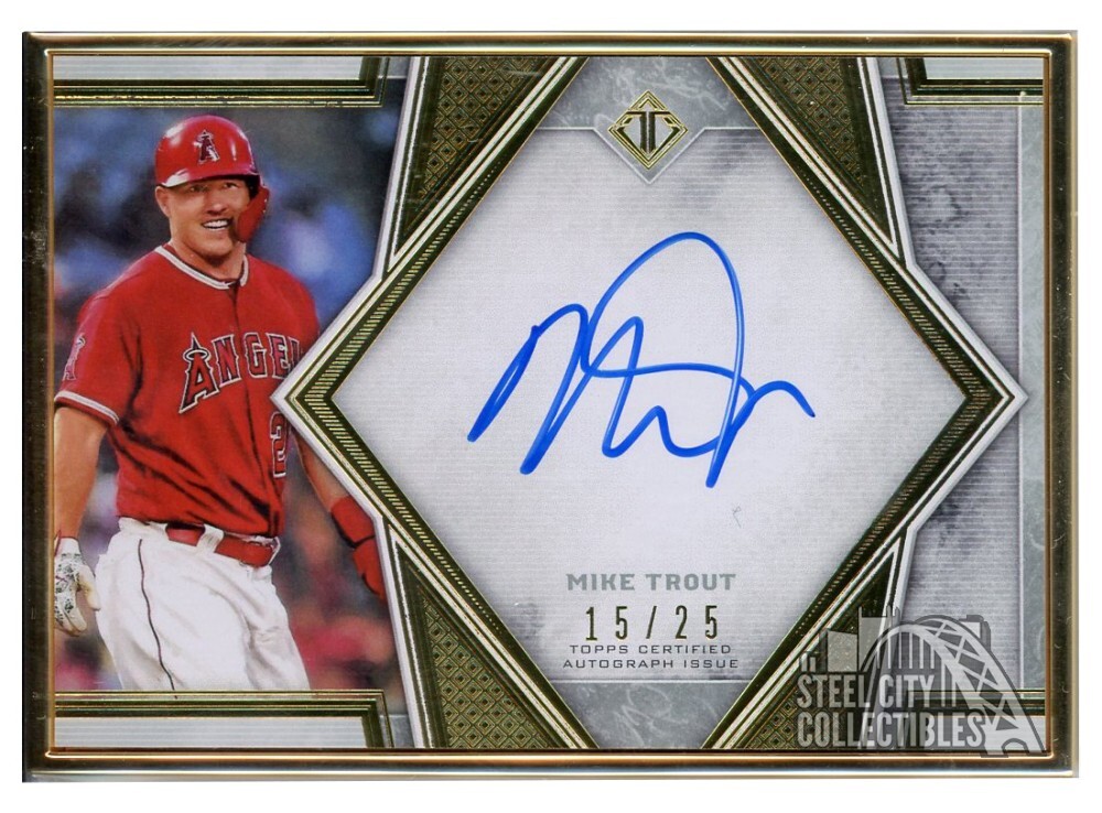 MIKE TROUT メモラビリア直筆サインカード /25 MIKE TROUT メモラビリア直筆サインカード /25 MIKE TROUT