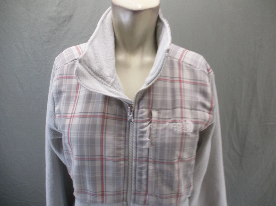 Chaqueta Denali The North Face Talla M Mujer a Cuadros Cremallera Completa Cuello Soporte Bolsillo 944 Foto 2 de 4