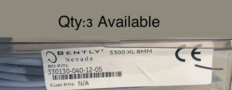 BENTLY NEVADA 3300XL 8MM PROX. SENSOR CABLE NEW IN FACTORY BOX 330130-040-12-05 - Image 3 of 3