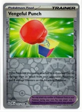 Pokemon Obsidian Flames Reverse Holo 197/197 Vengeful Punch