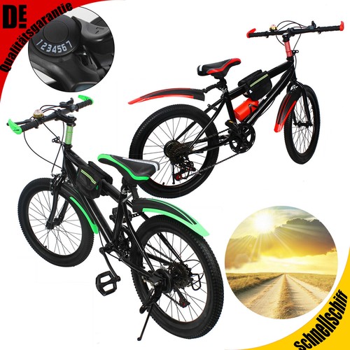 20 Zoll Kinder Fahrrad Jungen Mädchen Kinderfahrrad Mountainbike 6 Gang MTB Bike - Bild 14 von 48