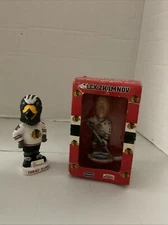 Rare PrimeCo Chicago Blackhawks Original Tommy Hawk Bobblehead + Zhamnov Bobble