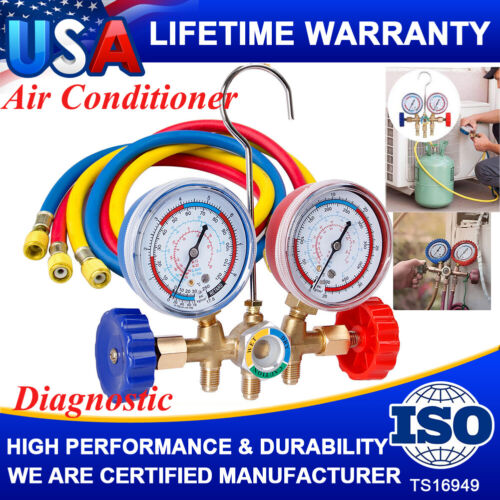 AC Diagnostic Manifold Gauge Set for Car A/C System Automotive Air Conditioning - 第 1/15 張圖片