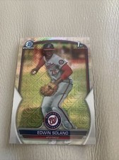 2023 Bowman Chrome 1st Mega Mojo Refractor Edwin Solano Washington Nationals