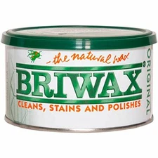 FURNITURE WAX Cleans Stains Polishes Darkbrown Brown Dark BRIWAX